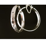 Bangle Earring Hoop with V support
