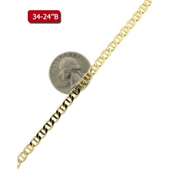 Mariner style Micron 14k chain/ cadena