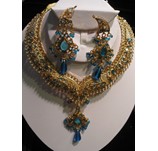 1gm Gold Jewelry with Topaz Blu