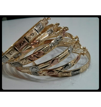 BANGLE EARRING V SUPORT (SHIMMERING)