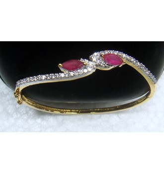 DESIGNER RUBY STUDDED BRACELET