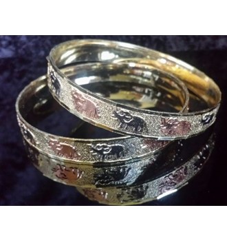 ELEPHANT BANGLE (TRI TONE) 10 MM