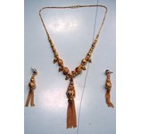 GOLD FILLED LAYER BEAD NECKLACE 