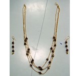 GOLD PLATED LAZER CUT SET ( DRAGON FLY)