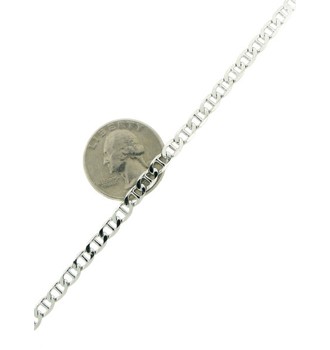 MARINER STYLE MICRON SILVER CHAIN/ CADENA