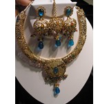 ONE GRAM BLUE STONE NECKLACE