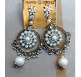 PEARL ROUND EARRING