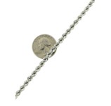 ROPE CHAIN/ CADENA (SILVER RHODIUM )