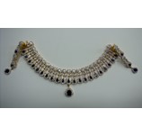 Round Diamond and Sapphire Necklace