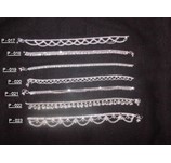 SILVER MICRON ANKLETS( P 017-23)