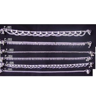 SILVER MICRON ANKLETS