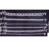 SILVER MICRON ANKLETS
