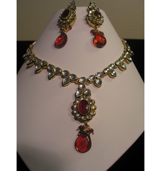 SINGLE ROW KUNDAN NECKLACE