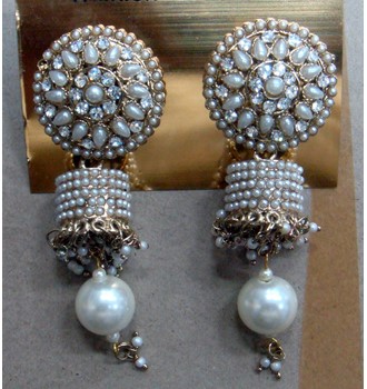 SPARKLING PEARL JHUMKA