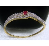 STUDDED DIAMOND BRACELET (RUBY)