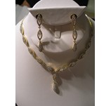 TWO TONE AMPLE DROP STUDDED