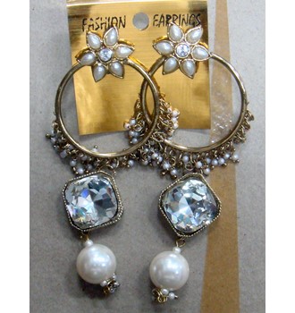 PEARL EARRING JHUMKA DSN 1120 