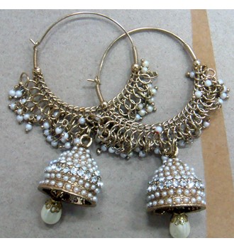 PEARL HOOP STYLE WITH DANGLING DSN 1122