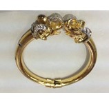 ELEPHANT TWO TONE BANGLE 